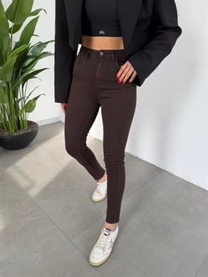 Kahve Skinny Jean