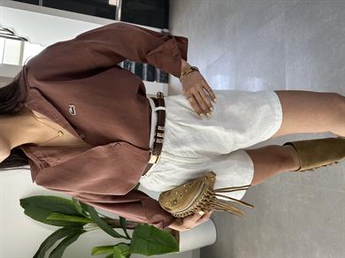 Kahve Tensel Gömlek