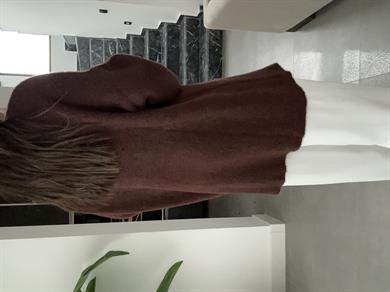 Kahve Sakallı Kısa Triko Hırka