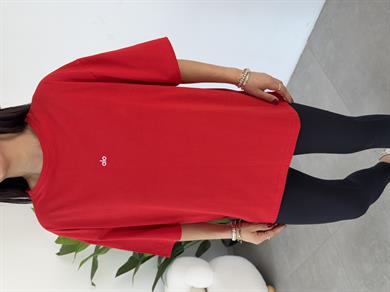 Kırmızı Ao Basic Tshirt