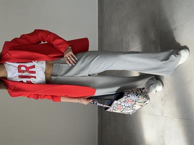 Kırmızı Blazer Ceket