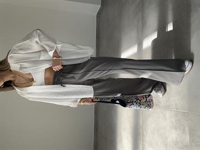 Koyu Haki Poliviskon Pantolon