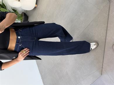 Koyu Lacivert Geniş Paça Palazzo Pantolon