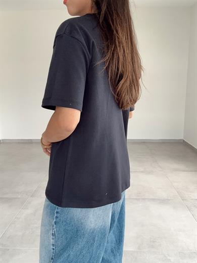 Lacivert California Tedy Nakışlı Tshirt