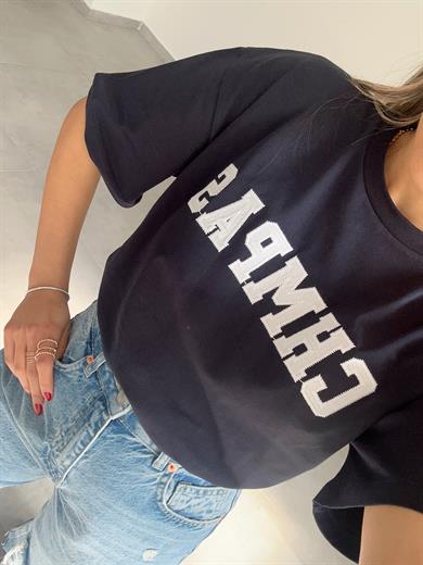 Lacivert Chmpas Tshirt