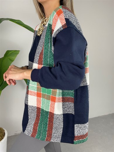 Lacivert Garnili Sweat