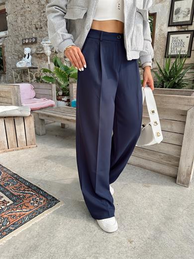 Lacivert Hürrem Palazzo Pantolon