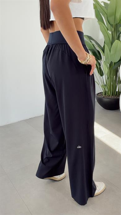 Lacivert Kalın Kemer Pantolon