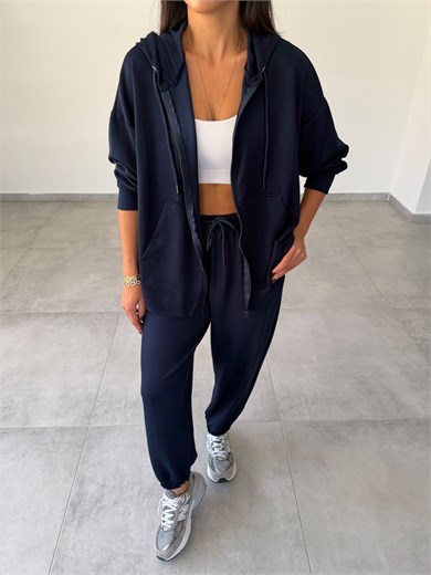 Lacivert Modal Jogger Eşofman