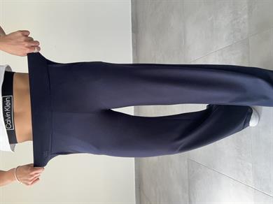 Lacivert Modal Kumaş Bol Paça Eşofman