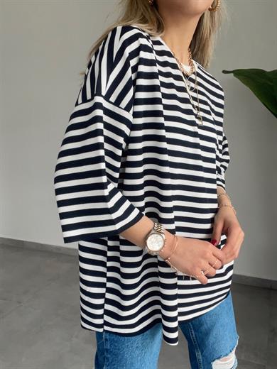 Lacivert Oversize Tshirt