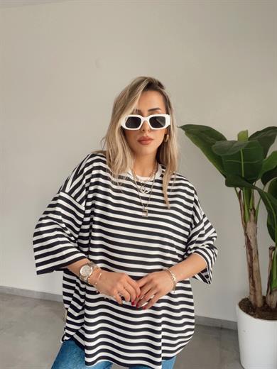 Lacivert Oversize Tshirt