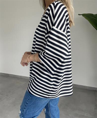 Lacivert Oversize Tshirt