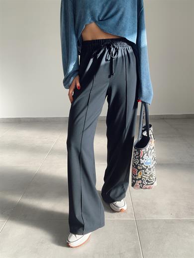 Lacivert Poliviskon Pantolon