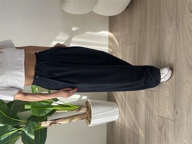 Lacivert Poliviskon Pantolon