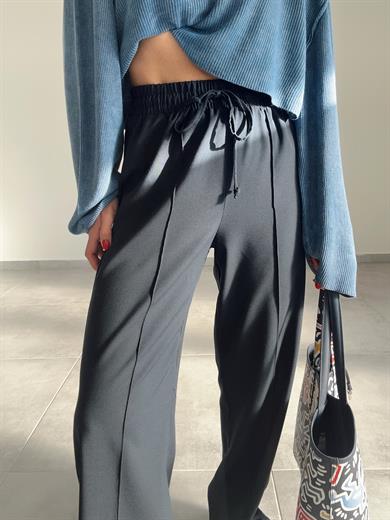 Lacivert Poliviskon Pantolon