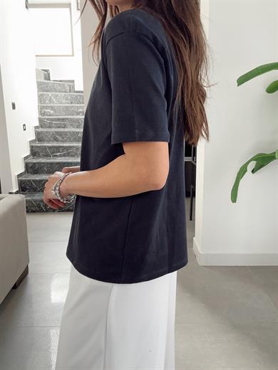 Lacivert Teddy Basic Tişört