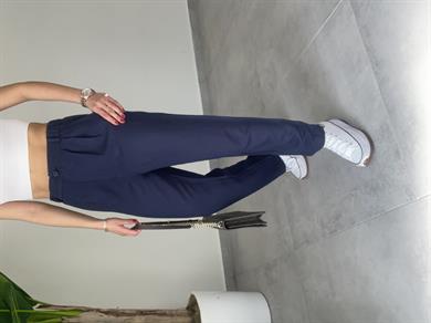 Lacivert Tensel Kumaş Pantolon