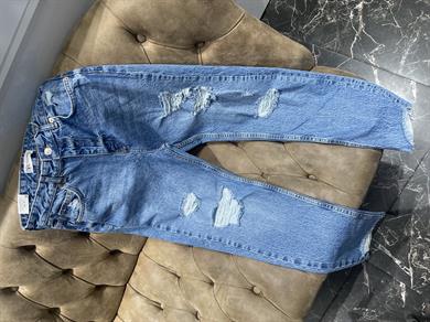 Lazer Kesim Mom Jean