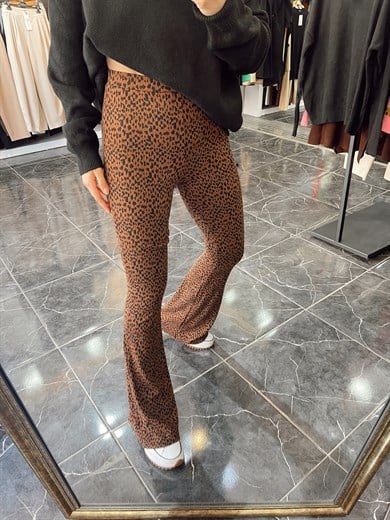 Leopar Desen Pantolon