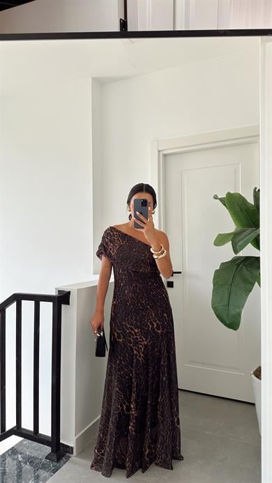 Leopar Frezya Elbise