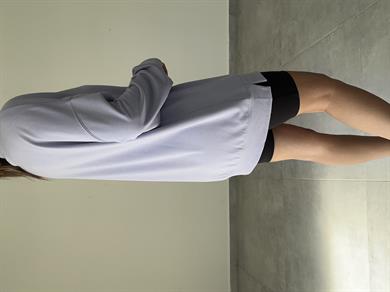 Lila Rezerve Yanları Yırtmaç Detaylı Sweat