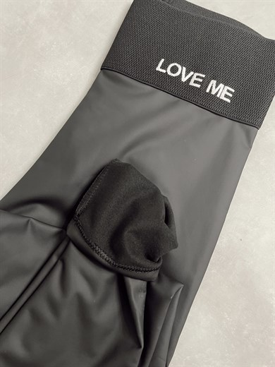 Love Me Toparlayıcı Mat Deri Tayt
