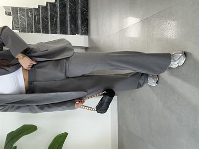 M-D Antrasit Palazzo Pantolon