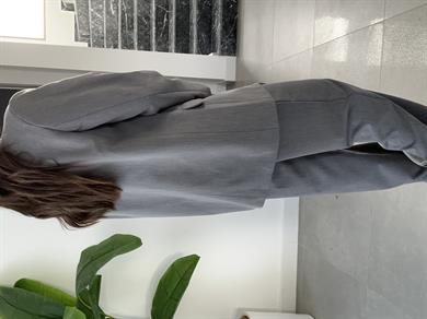 M-D Antrasit Vatkalı Blazer