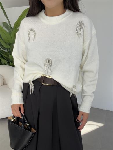 M-D Ekru Tasarım Kazak