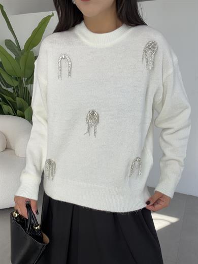 M-D Ekru Tasarım Kazak