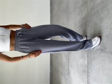 M-D Gri Beli Lastikli Palazzo