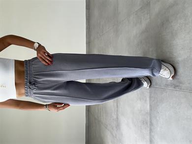 M-D Gri Beli Lastikli Palazzo