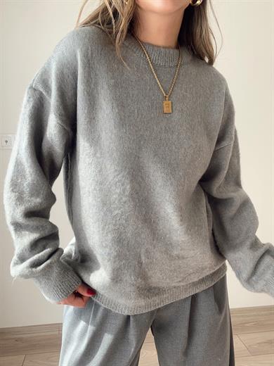 M-D Gri Yumoş Kazak