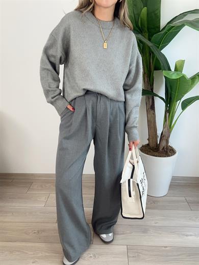 M-D Gri Yumoş Kazak