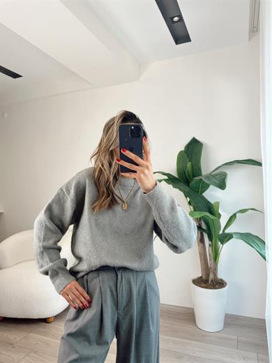 M-D Gri Yumoş Kazak