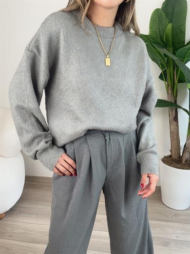 M-D Gri Yumoş Kazak