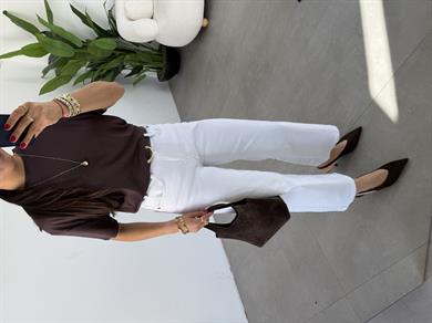 M-D Kahve İnterlok Bisiklet Yaka Basic