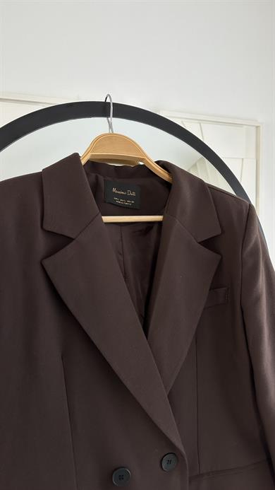 M-D Kahve Vatkalı Blazer
