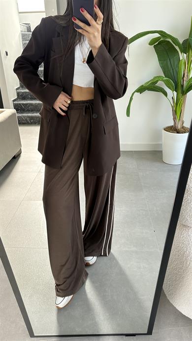 M-D Kahve Vatkalı Blazer