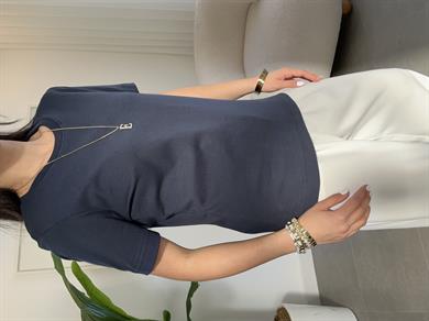 M-D Lacivert Basic Tshirt