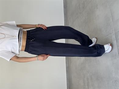 M-D Lacivert Beli Lastikli Palazzo