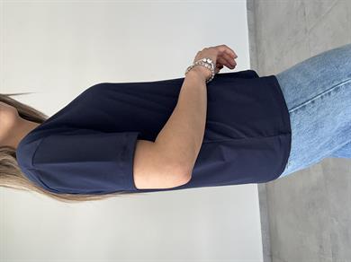 M-D Lacivert V Yaka Tişört