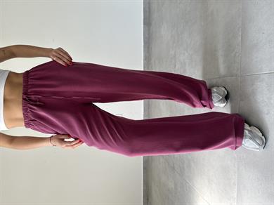 M-D Mürdüm Tensel Kumaş Beli Lastikli Palazzo