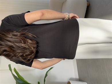 M-D Siyah Basic Tshirt