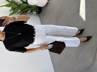 M-D Siyah İnterlok Bisiklet Yaka Basic