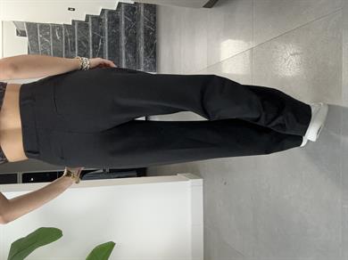 M-D Siyah Palazzo Pantolon