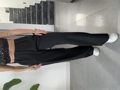 M-D Siyah Palazzo Pantolon