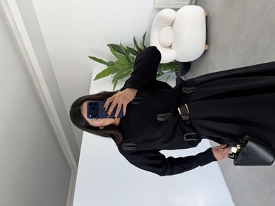 M-D Siyah Tasarım Kazak