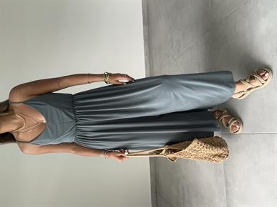 Maria Haki Çapraz Askılı Tulum